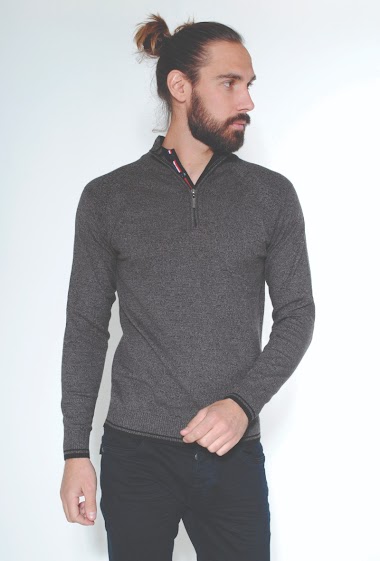 Pull cycliste Double Col Twisted