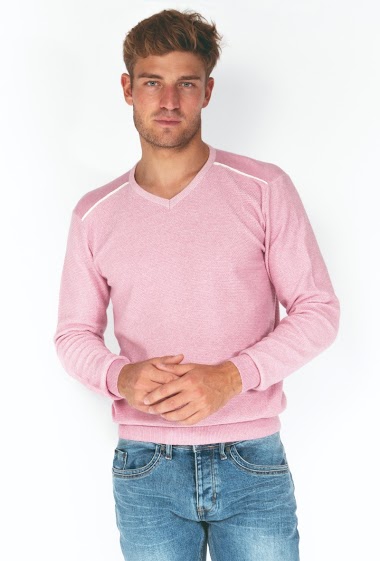 Wholesaler FRANCE DENIM - Vanized sweater J12 V-neck