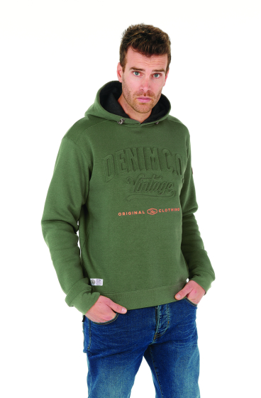 Wholesaler FRANCE DENIM - Emboss Sweatshirt