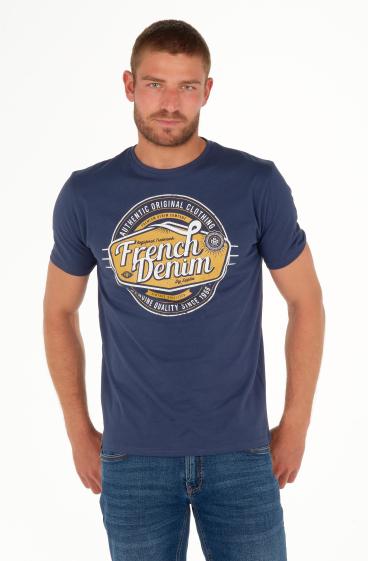 Großhändler FRANCE DENIM - Logo-T-Shirt