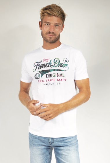 Großhändler FRANCE DENIM - Französisches Jeans-T-Shirt