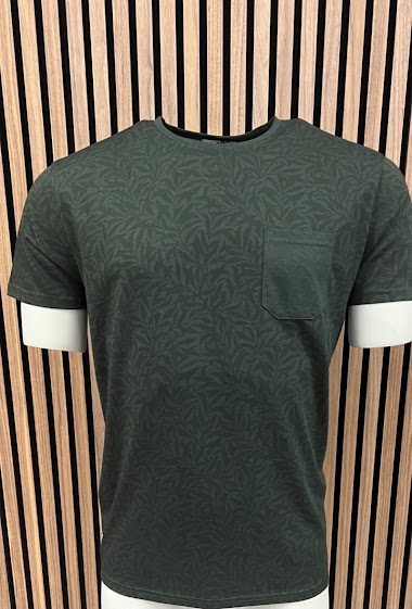 Wholesaler FRANCE DENIM - Microstripes Allover Tee Shirt