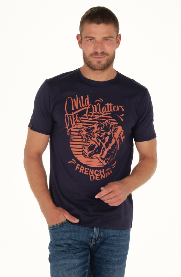Grossiste RMS 26 BY FRANCE DENIM - Tee Shirt Tiger