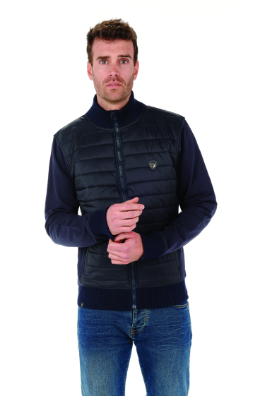 Wholesaler FRANCE DENIM - Bi-material Fleece Jacket