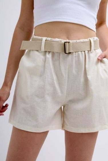 Wholesaler Frankel H - Belted shorts