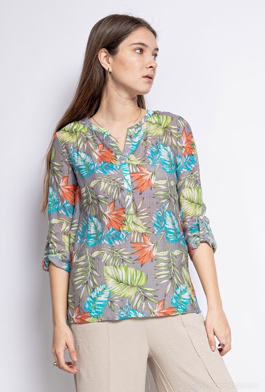 Großhändler Freda - Tropical print blouse