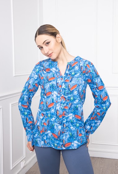 Wholesaler Freda - Printed blouse
