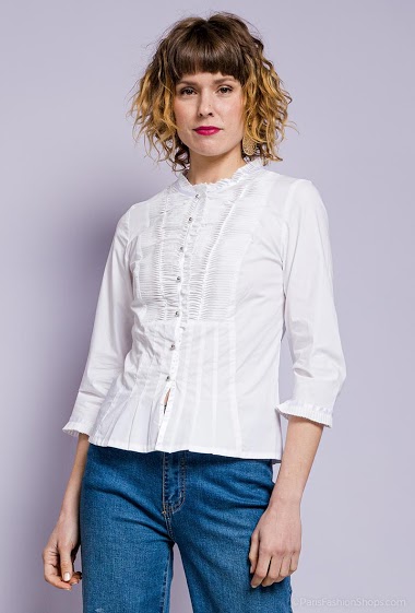 Wholesaler Freda - Shirt with pleated detail