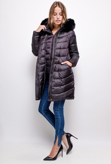 Wholesaler Freda - Quilted coat with hood