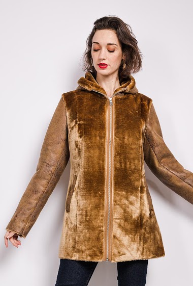 Großhändler Freda - Bi-material coat