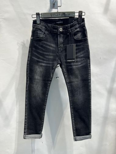 Wholesaler Free Star - FADED BLACK JEANS