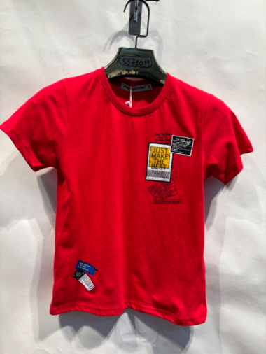 Großhändler Free Star - Besticktes T-Shirt