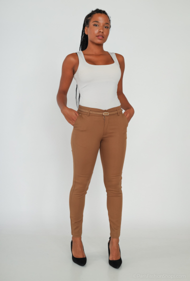 Wholesaler Freesia - Belted chinos