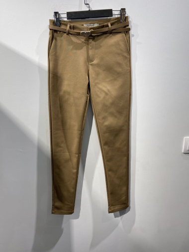 Mayorista Freesia - Pantalones chinos con cinturón
