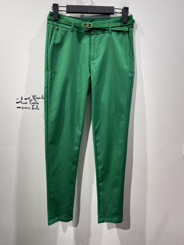 Mayorista Freesia - Pantalones chinos con cinturón