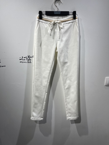 Grossiste Freesia - Pantalon élégant à taille élastique avec cordons