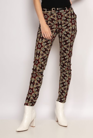 Wholesaler Freesia - Skinny printed pants