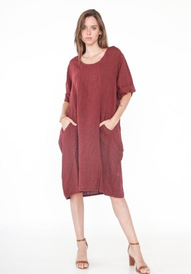 Wholesaler French Baiser - 167 linen dress