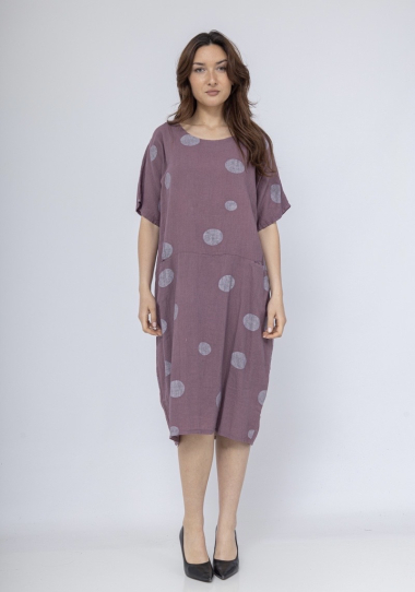 Großhändler French Baiser - Kleid mit PUNKT-Muster