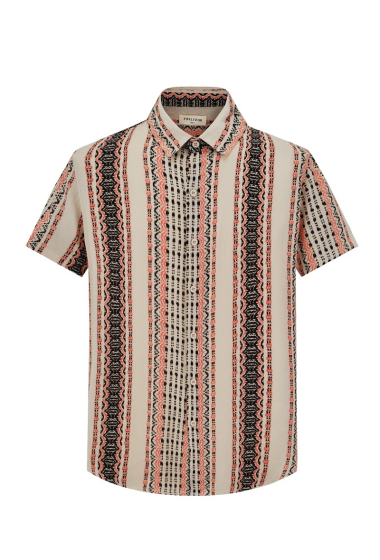 Wholesaler Frilivin - Bohemian stripe accent shirt