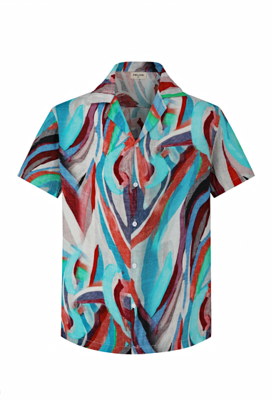 Mayorista Frilivin - Camisa con estampado abstracto