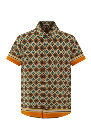 Wholesaler Frilivin - Mosaic-print leisure shirt