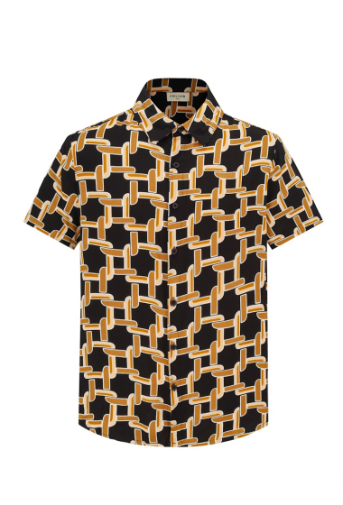 Mayorista Frilivin - Camisa casual inspirada en el arte abstracto.