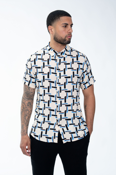 Wholesaler Frilivin - Abstract art-inspired casual shirt