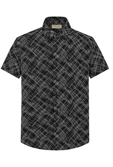 Großhändler Frilivin - Lässiges, abstrakt gemustertes Hemd