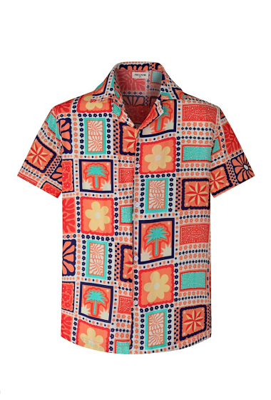 Wholesaler Frilivin - Summer shirt with vibrant patterns