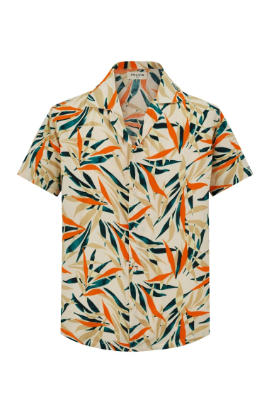 Wholesaler Frilivin - Foliage print lounge shirt