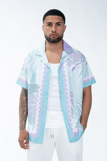Wholesaler Frilivin - Elegant shirt with a pastel print