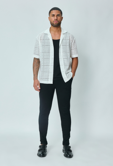 Wholesaler Frilivin - Short-sleeved lace shirt