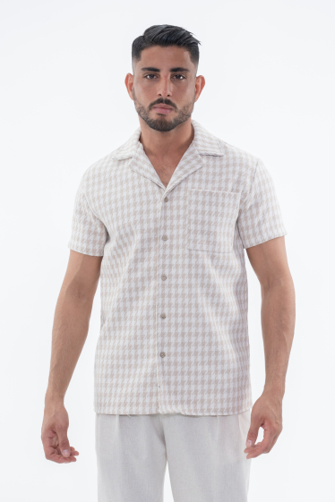 Wholesaler Frilivin - Short-sleeved checked tweed shirt