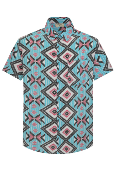 Wholesaler Frilivin - Short sleeve shirt with abstract pattern