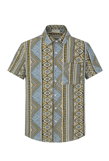 Großhändler Frilivin - Kurzarmhemd mit geometrischem Muster