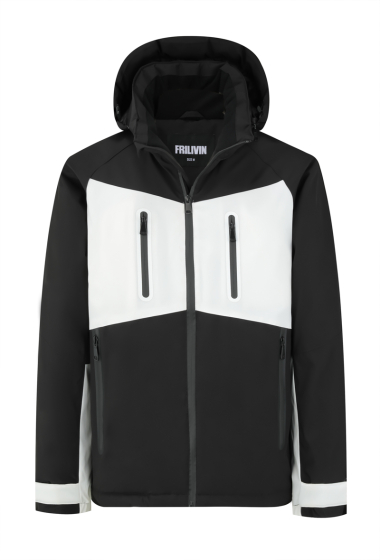 Wholesaler Frilivin - Bi-color hooded down jacket