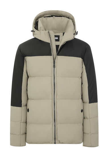 Wholesaler Frilivin - Short two-tone hooded down jacket