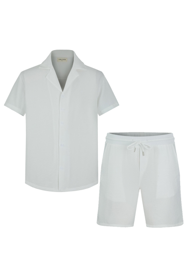 Wholesaler Frilivin - Short sleeve shirt shorts set