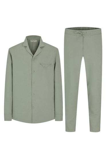 Wholesaler Frilivin - Long sleeve shirt pants set