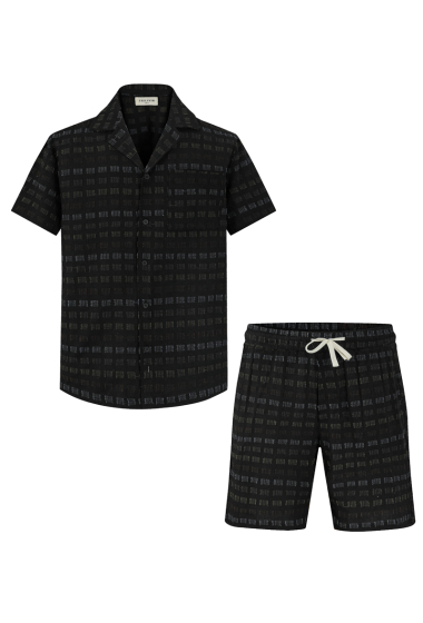 Wholesaler Frilivin - Patterned shorts and shirt set
