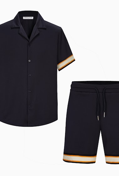 Mayorista Frilivin - Conjunto de ropa deportiva, camiseta y pantalones cortos.