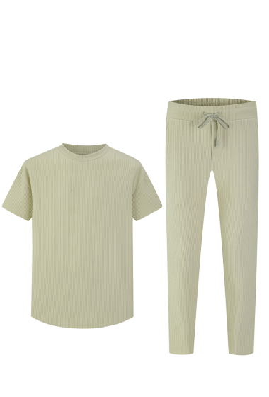Wholesaler Frilivin - Plain t-shirt pants set