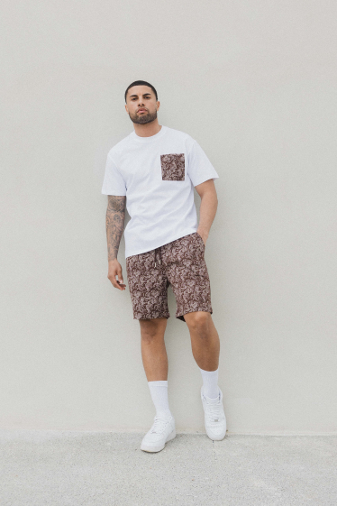 Wholesaler Frilivin - T-shirt shorts bandana set