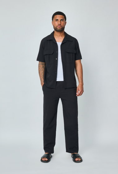Wholesaler Frilivin - Plain shirt pants set