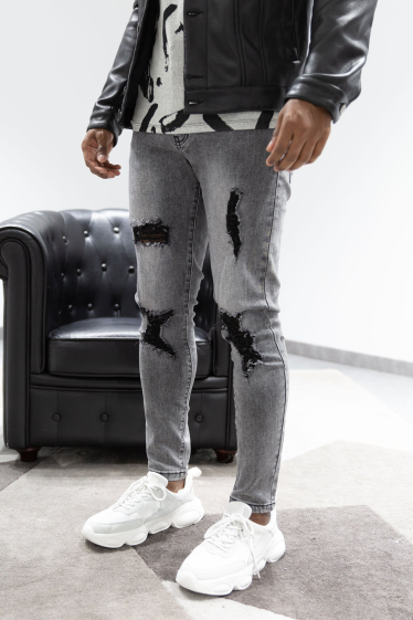 Wholesaler Frilivin - Gray skinny jeans