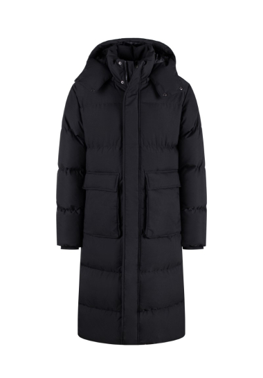 Wholesaler Frilivin - Long quilted down jacket with hood