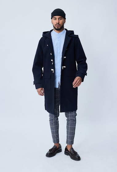 Manteau duffle-coat à capuche