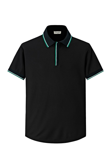 Wholesaler Frilivin - Plain short-sleeved polo shirt with colorful stripes