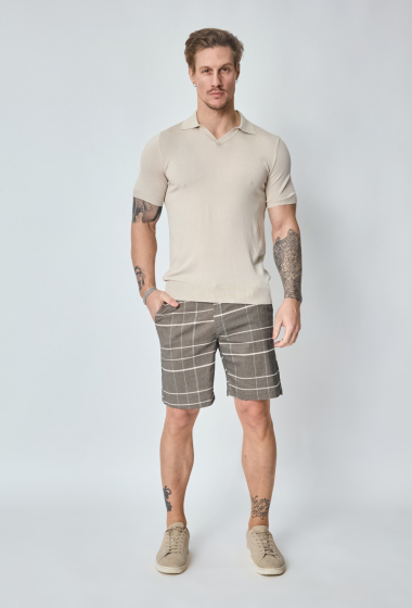 Wholesaler Frilivin - Checked chino shorts